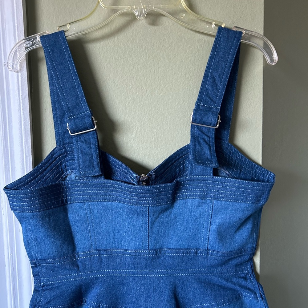 NWT Betsey Johnson Denim Dress - Picture 7 of 8